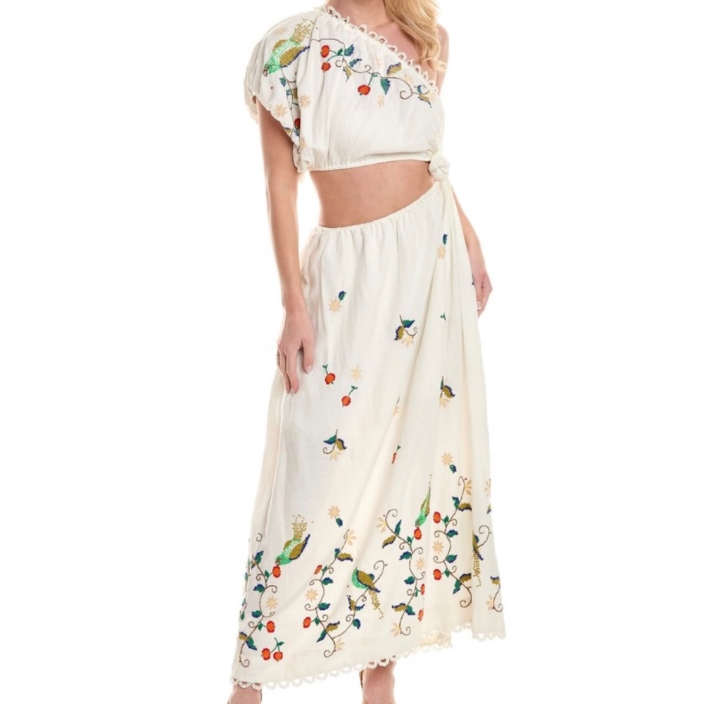 Farm Rio Pitanga Linen Dress